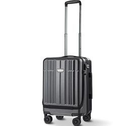 Front Pocket Luggage Business Trolley Suitcase withTSA Locks