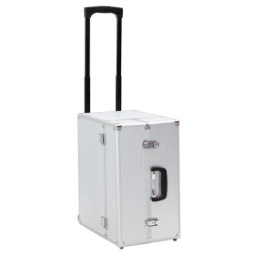 Pilot Trolley 18.5"x15.4"x10.6" Silver Aluminum