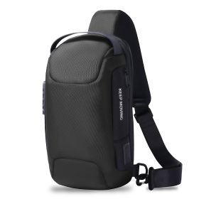 Douyin Hot Style Summer Men's Sports Car Breast Bag Single Shoulder Bag (Color: Grey)