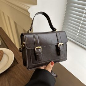Crossbody Bag High-grade Shoulder Handbag (Color: Brown)