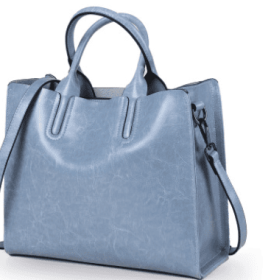 Sofia Spanish Trunk Tote (Option: Light blue)