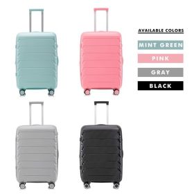 PP Luggage Sets 3 Piece(20/24/28), Expandable Carry On Luggage with TSA Lock Airline Approved (Color: as picture)