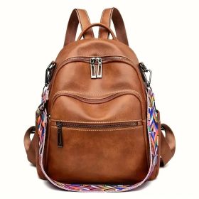 Purse For Women Fashion Faux Leather Convertible Shoulder Handbag Travel Bag Satchel Rucksack Ladies Bag (Option: Style11)